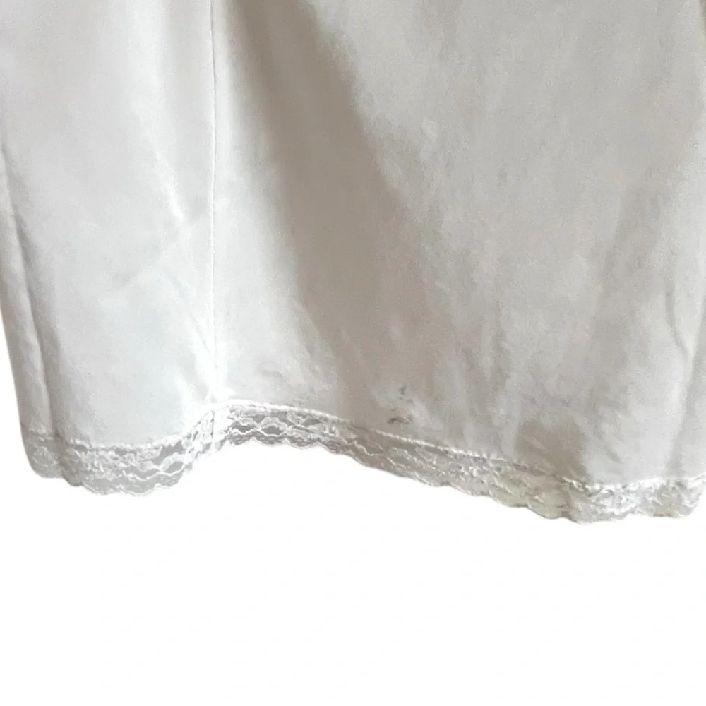 Vintage Maxi Slip Dress With Lace Trim Size 34 Medium - Picture 6 of 11